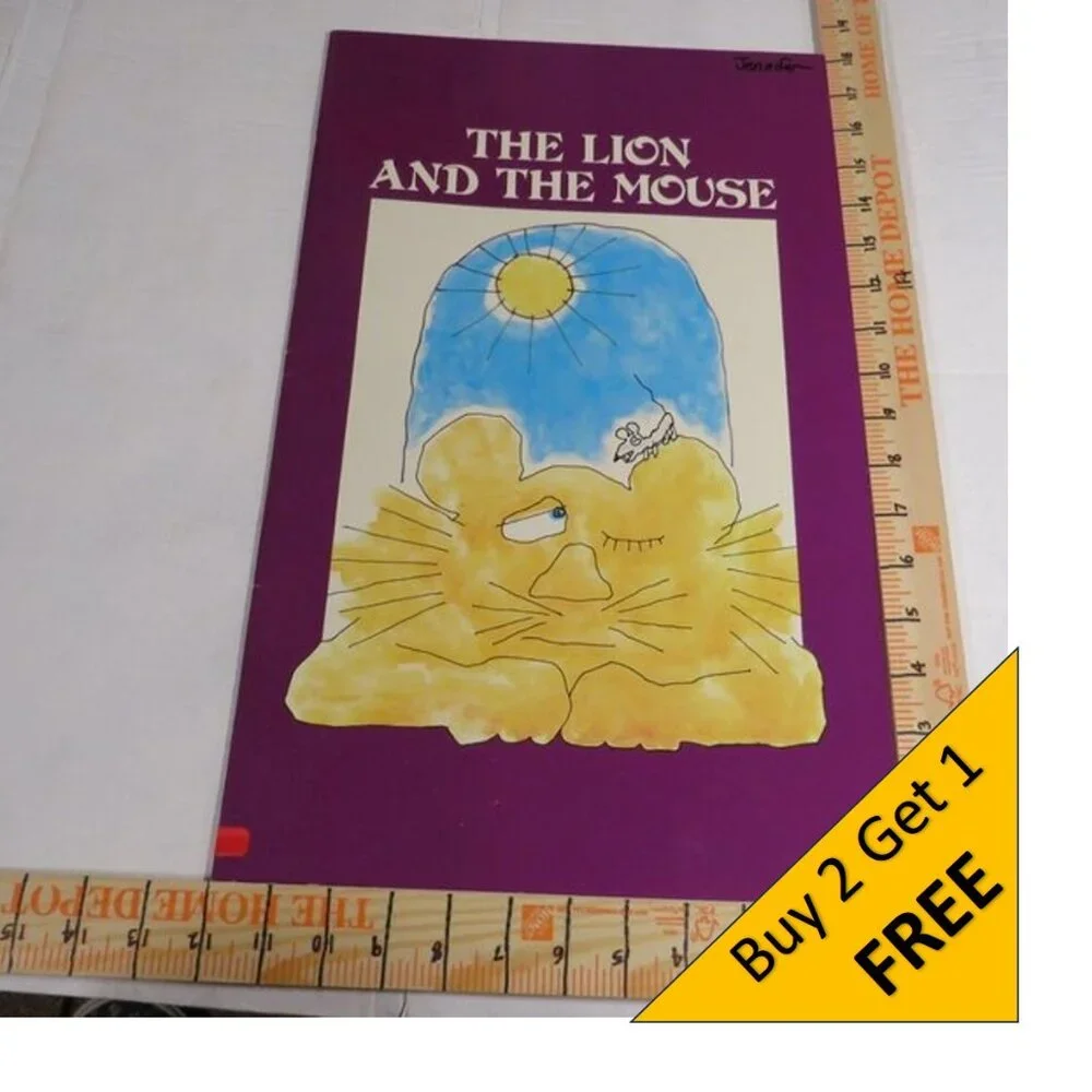 The Lion and The Mouse BIG BOOKS (almost 2 feet tall) Classroom